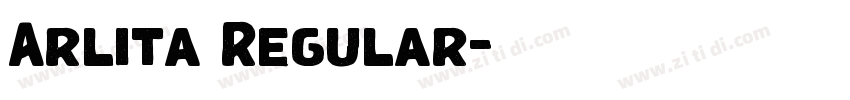 Arlita Regular字体转换 Arlita Regular字体转换